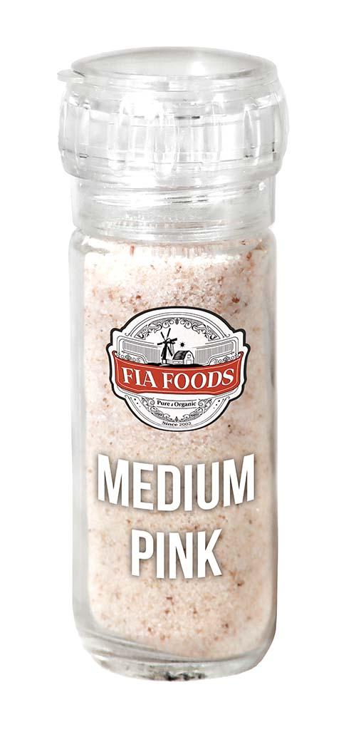 Himalayan medium pink powdered salt